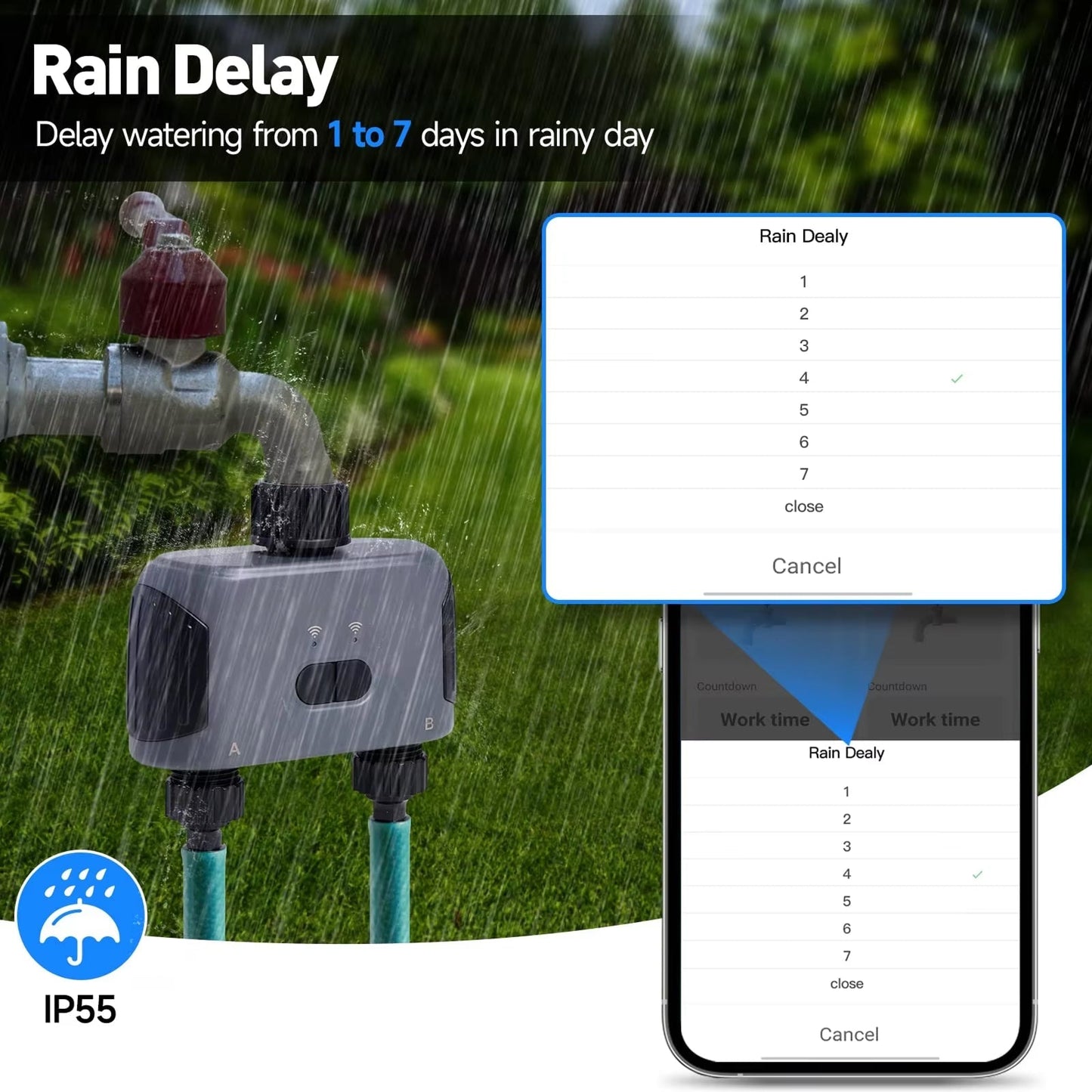 Watering Can with Spray Function