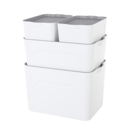 Versatile Stackable Storage Container with Secure Lid