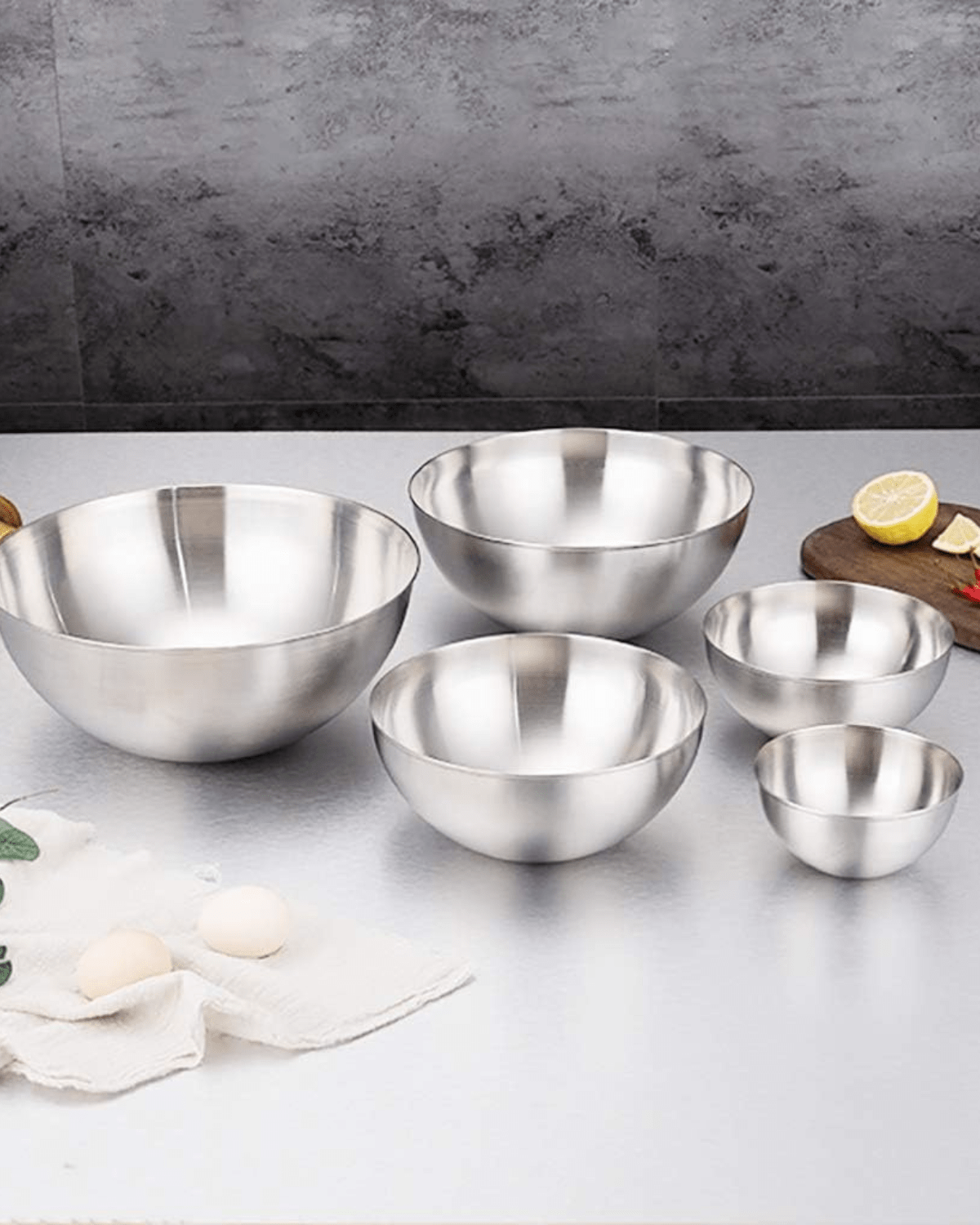 5-Piece Mixing Bowl Set – Stylish and Functional Design