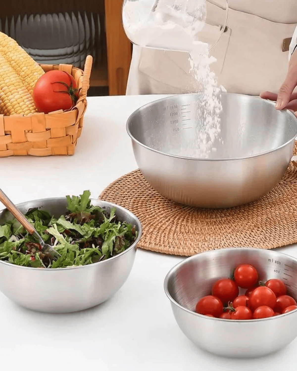 5-Piece Mixing Bowl Set – Stylish and Functional Design