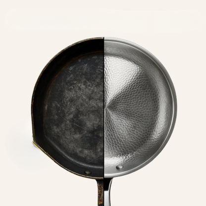 Elegant Induction-Capable Frying Pan with Textured Finish