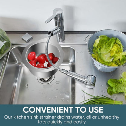 Durable Kitchen Sink Strainer with Efficient Drain Protection