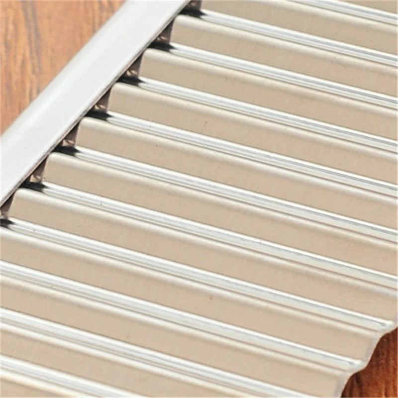 Stainless Steel Vegetable Cutter - Wave Design