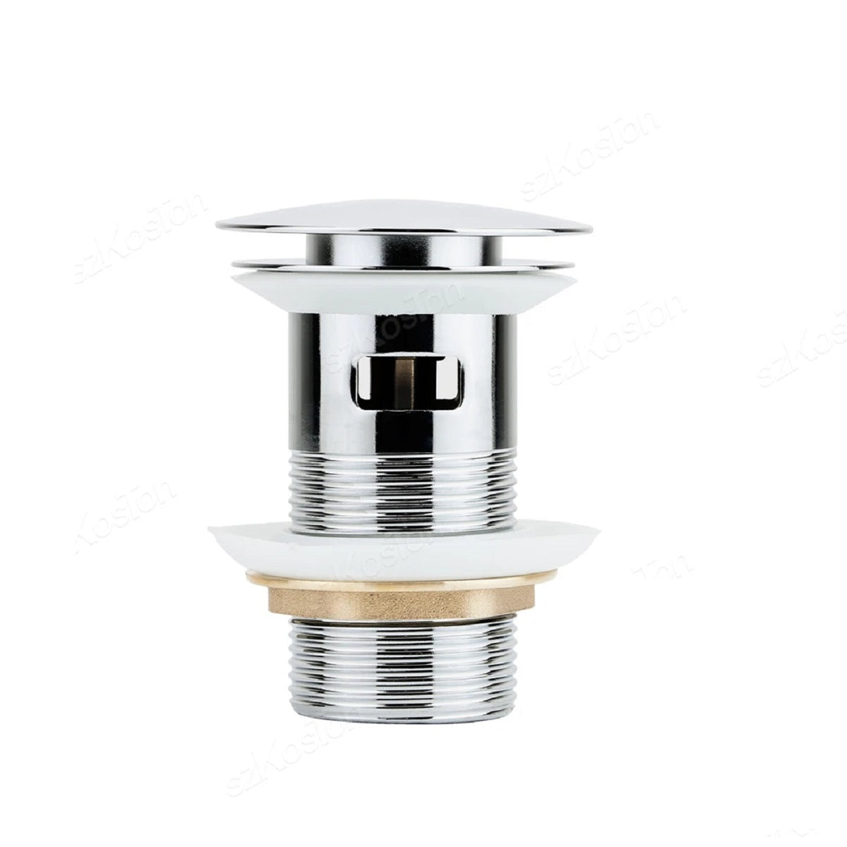 Brass Pop-Up Drain Stopper - Leak-Proof and Easy Installation
