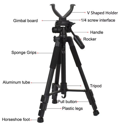 Aluminum Tripod for Precision Shooting – StalixPod Hunting Support