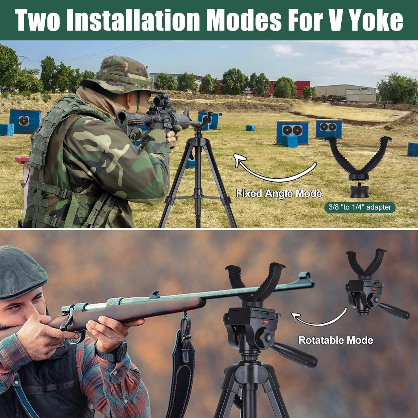 Aluminum Tripod for Precision Shooting – StalixPod Hunting Support