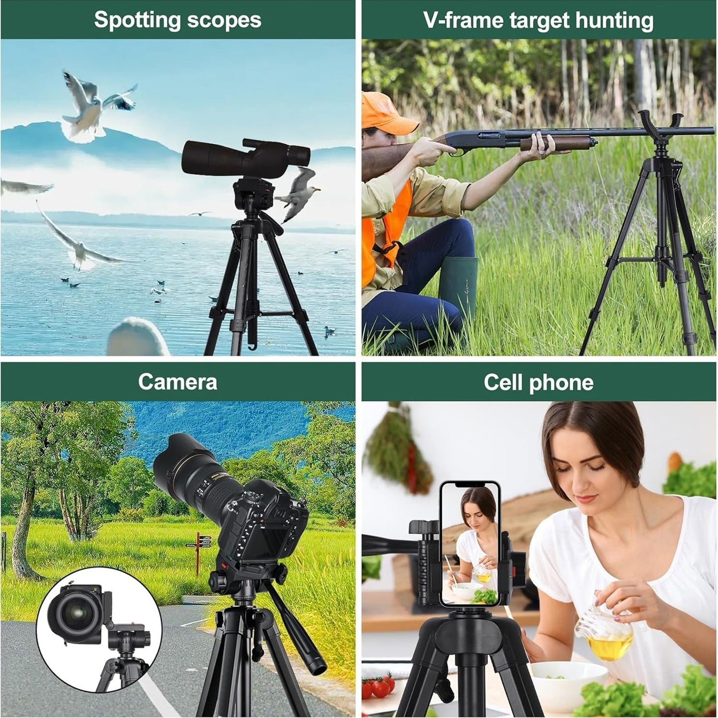 Aluminum Tripod for Precision Shooting – StalixPod Hunting Support