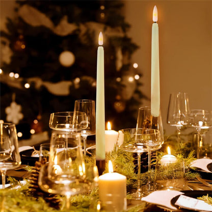 LED Luminary Candles - Set of Standing Decorative Lights