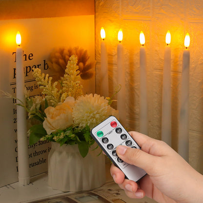 LED Luminary Candles - Set of Standing Decorative Lights