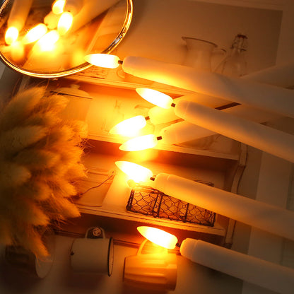 LED Luminary Candles - Set of Standing Decorative Lights