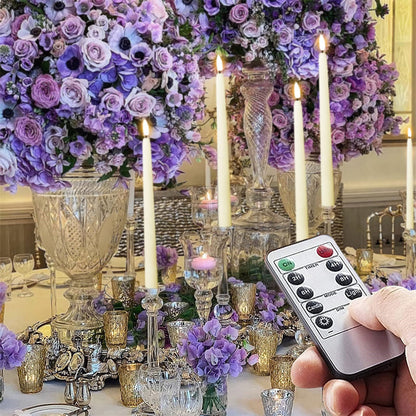 LED Luminary Candles - Set of Standing Decorative Lights