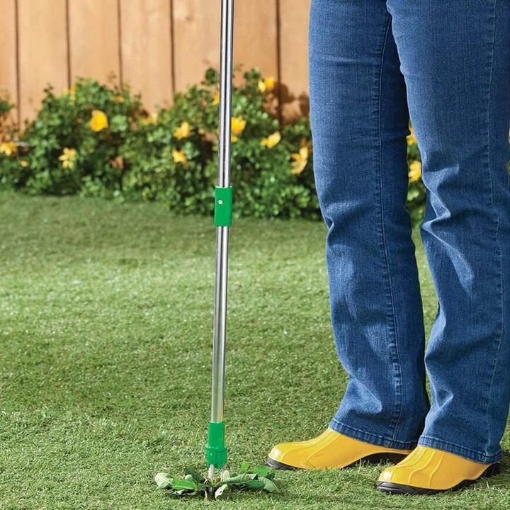 Ergonomic Weeding Tool for Effortless Root Extraction
