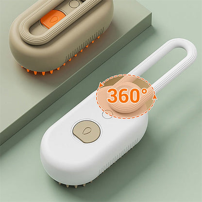 Steam Brush for Cat Grooming – Pet Hair Care Tool