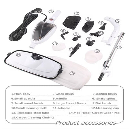 Multi-Surface Steam Mop with Quick Heating Function