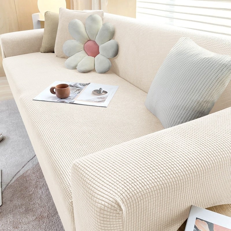 Elastic Stretch Sofa Protector for Three-Seater Couches