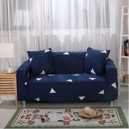 Versatile Sofa Protector with Elastic Fit and Coordinating Pillow Covers
