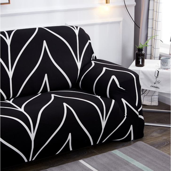 Versatile Sofa Protector with Elastic Fit and Coordinating Cushions