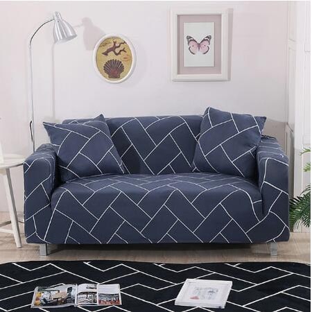 Versatile Sofa Protector with Elastic Fit and Coordinating Pillow Covers