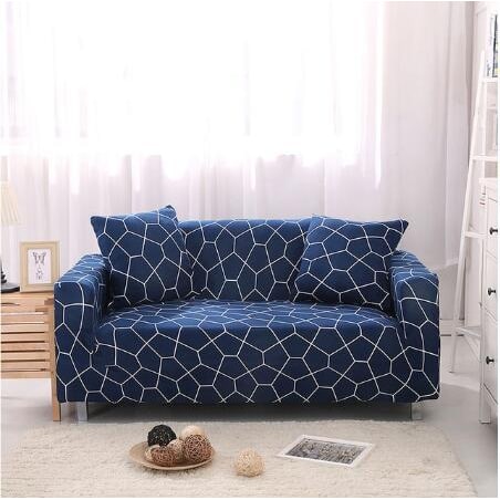 Versatile Sofa Protector with Elastic Fit and Coordinating Pillow Covers