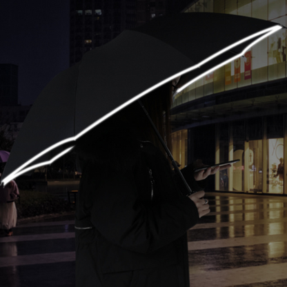 All-Weather Smart Umbrella with Built-In LED Illumination