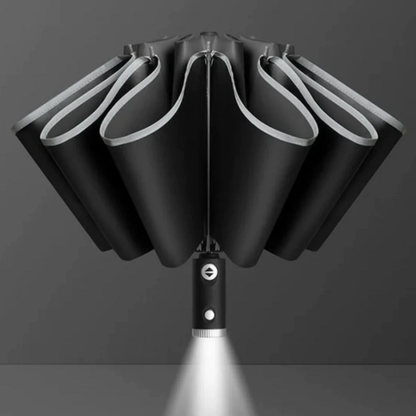 All-Weather Smart Umbrella with Built-In LED Illumination