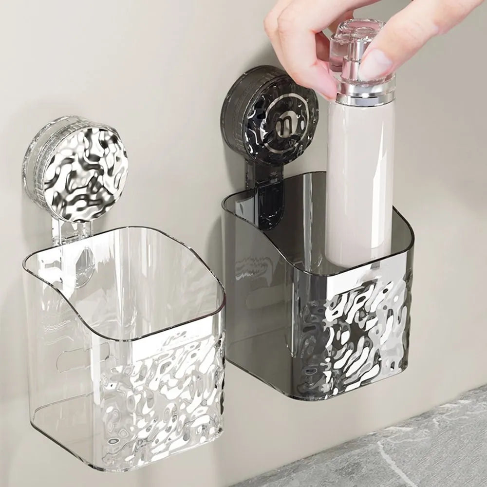 Shower Storage Shelf with Suction Cups – Acrylic Bathroom Organizer