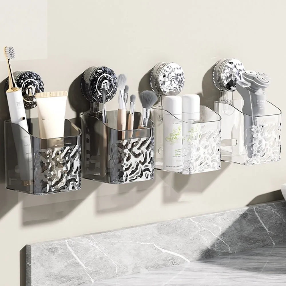 Shower Storage Shelf with Suction Cups – Acrylic Bathroom Organizer