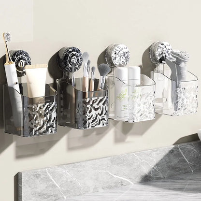 Shower Storage Shelf with Suction Cups – Acrylic Bathroom Organizer