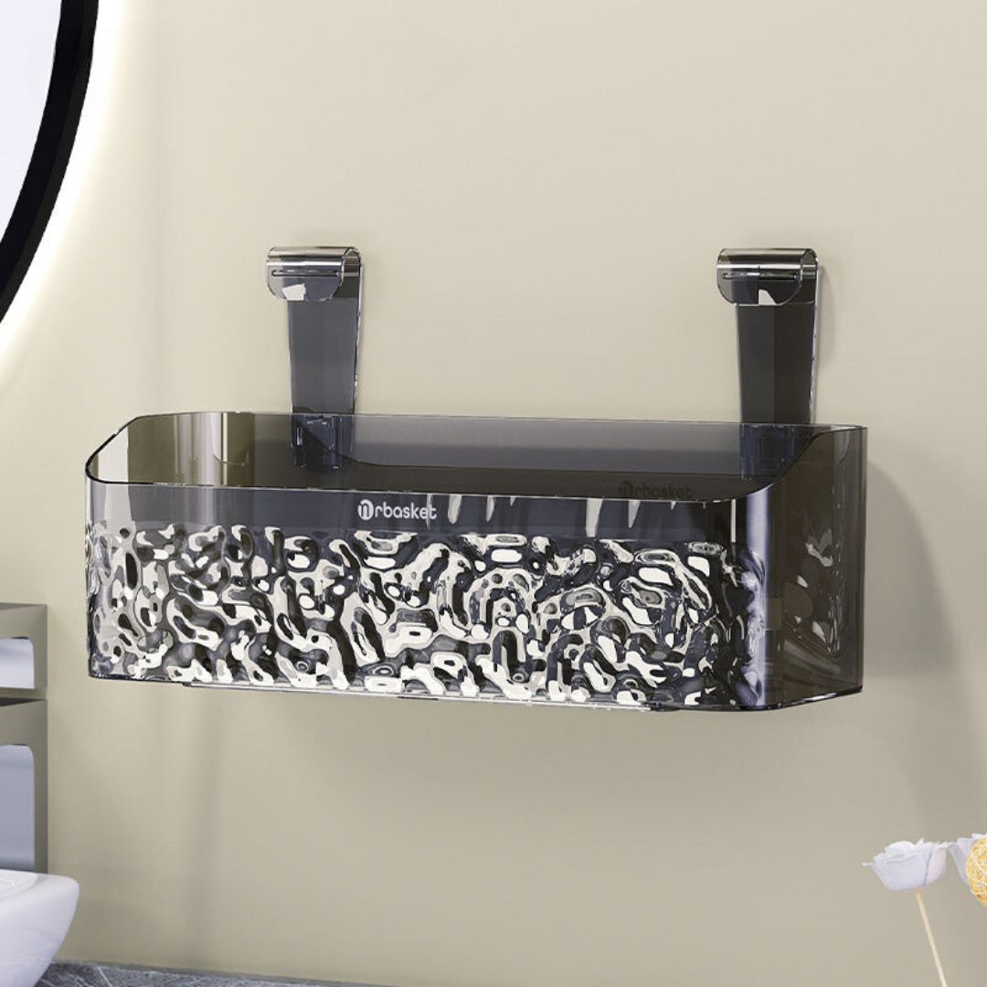 Shower Storage Shelf with Suction Cups – Acrylic Bathroom Organizer