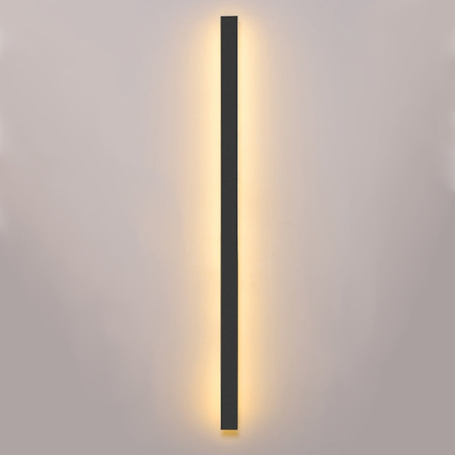 Black Aluminium LED Outdoor Wall Light