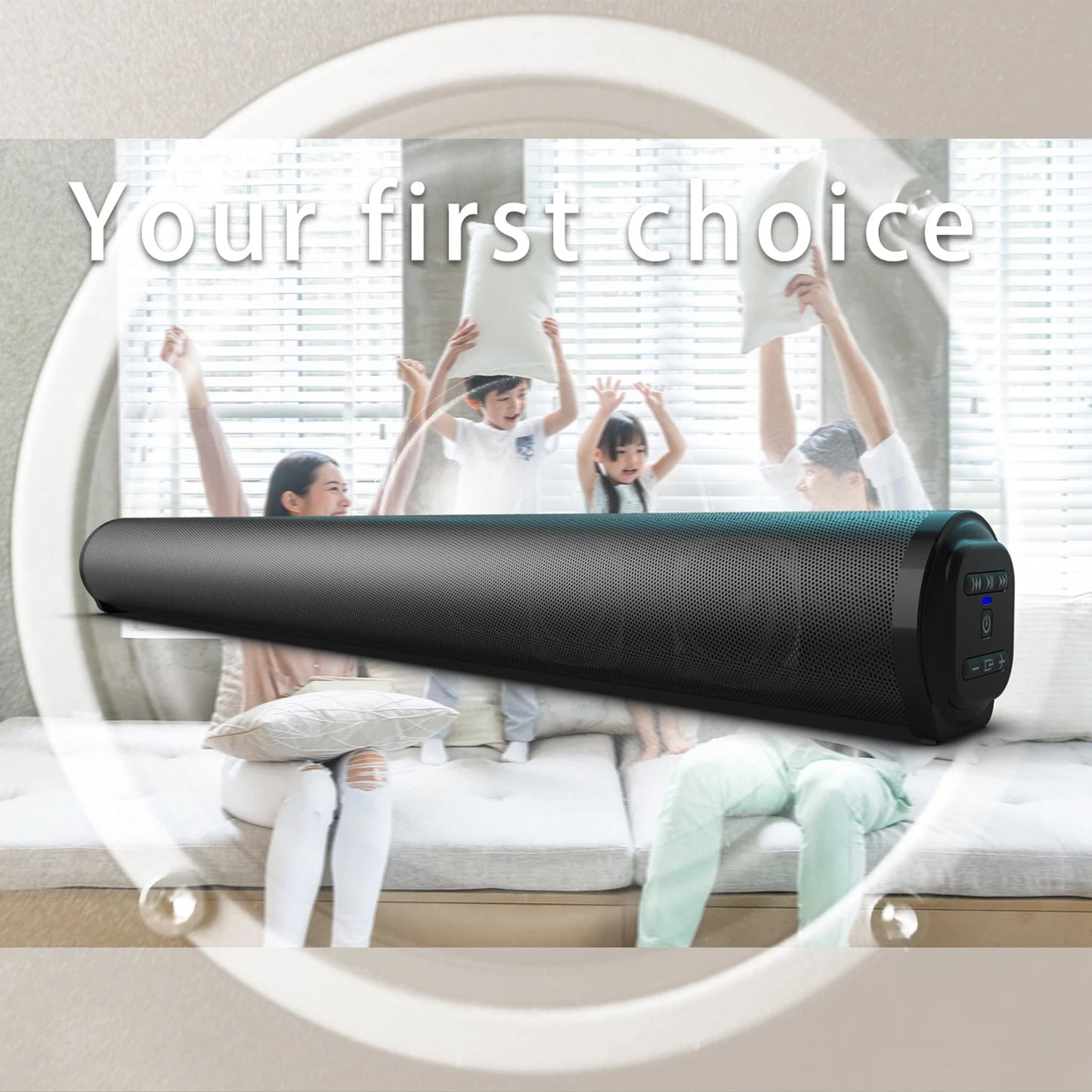 Soundbar with Subwoofer for Enhanced Audio Experience