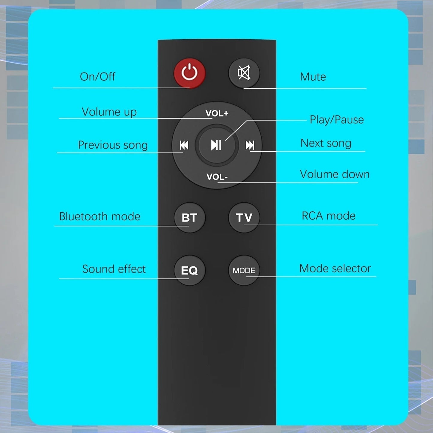Soundbar with Subwoofer for Enhanced Audio Experience