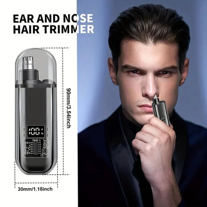 Travel-Friendly Nose and Ear Hair Trimmer