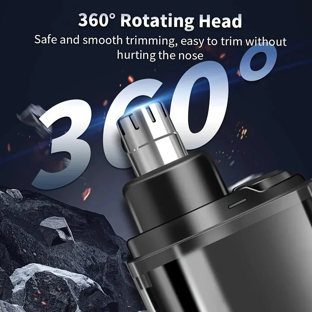 Travel-Friendly Nose and Ear Hair Trimmer