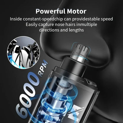 Travel-Friendly Nose and Ear Hair Trimmer