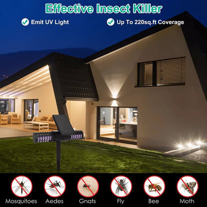 Chemical-Free Solar Bug Zapper for Outdoor Pest Control in the UK