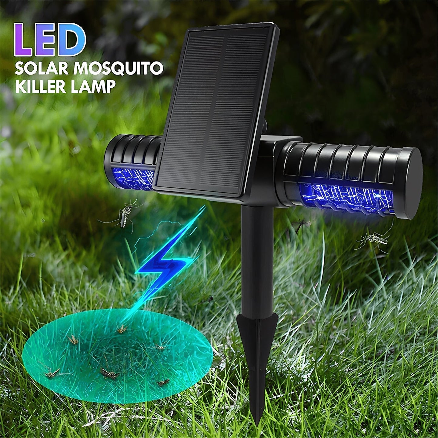 Chemical-Free Solar Bug Zapper for Outdoor Pest Control in the UK