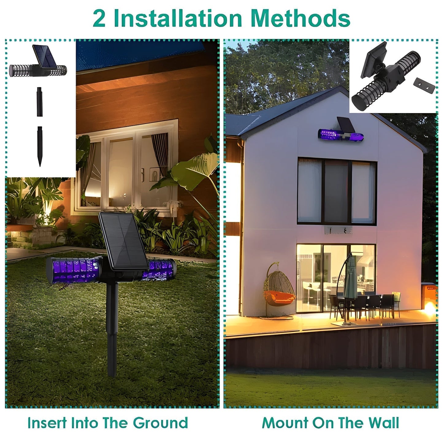 Chemical-Free Solar Bug Zapper for Outdoor Pest Control in the UK