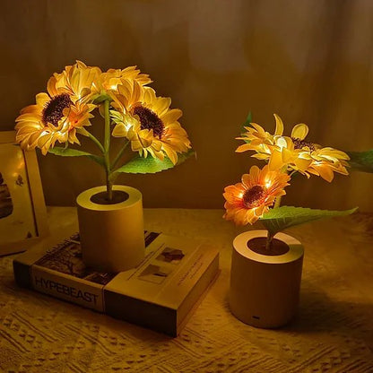 Cheerful Flower Light – Sunflower LED Decorative Lamp