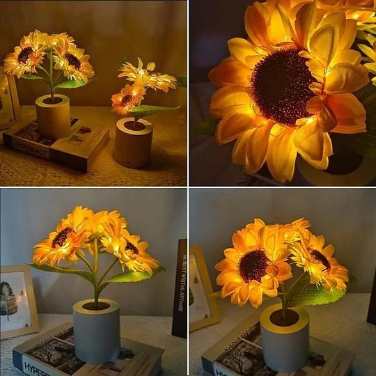 Cheerful Flower Light – Sunflower LED Decorative Lamp