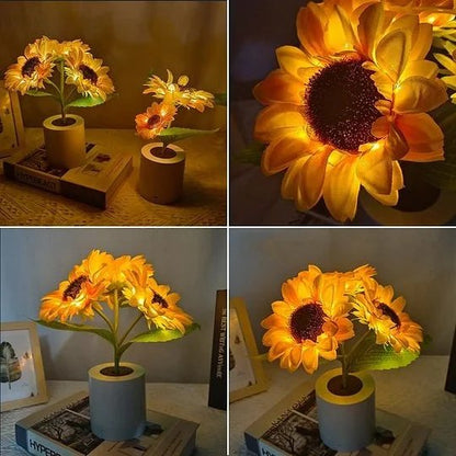 Cheerful Flower Light – Sunflower LED Decorative Lamp