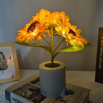 Cheerful Flower Light – Sunflower LED Decorative Lamp