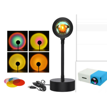 Aurora Glow Projector Light with Adjustable Stand for Cozy Nights