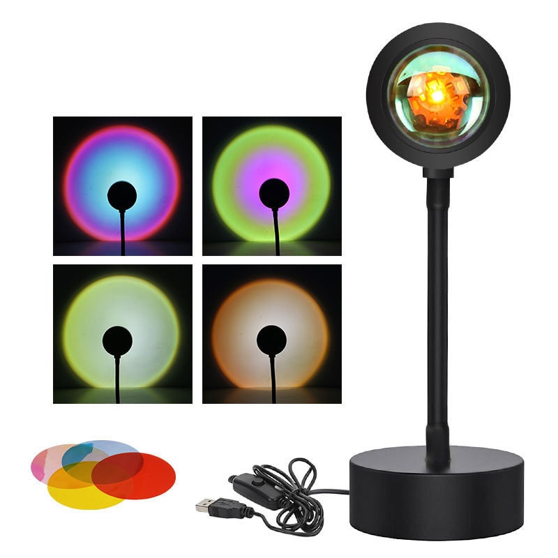 Aurora Glow Projector Light with Adjustable Stand for Cozy Nights