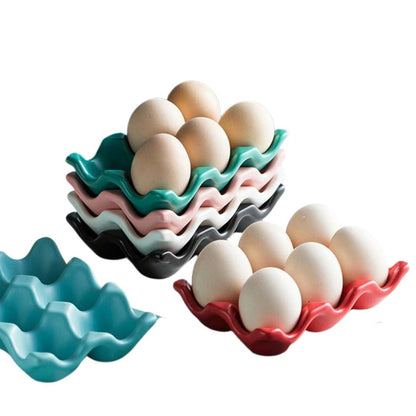 Egg Holder in Pastel Ceramic Design