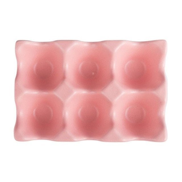 Egg Holder in Pastel Ceramic Design
