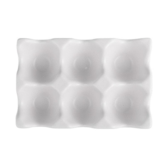 Egg Holder in Pastel Ceramic Design