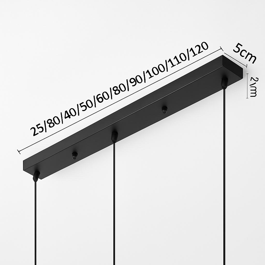 Support for Long Hangers up to 5 Holes (Black or White)