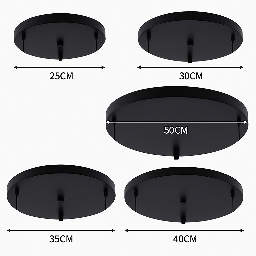 Support for Round Suspension up to 5 Holes (Black or White)