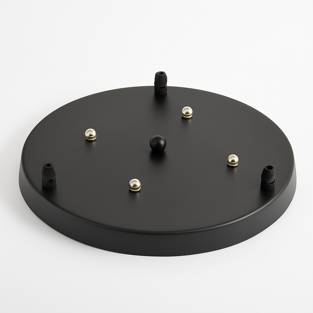 Support for Round Suspension up to 5 Holes (Black or White)